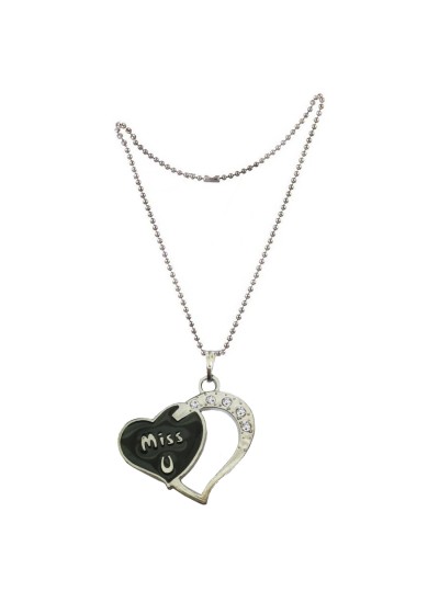 Valentines Special Miss U Pendant by Menjewell 